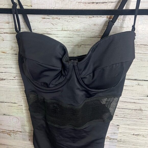 ASOS Black One-Piece Swimsuit size 6 - Picture 3 of 8